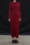 SWAYING 25 Early Spring Water-soluble Wool Fake Two-piece Sweater Series SW-SW25PS1T06-HONG Red SW-SW25PS1T06